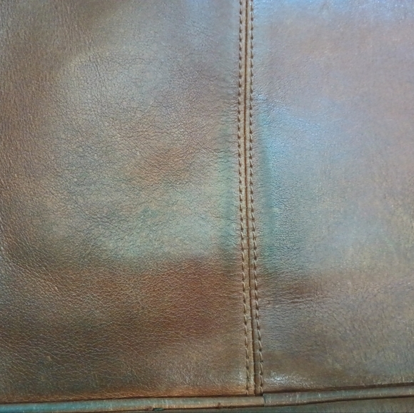 Vintage Paul Marius Leather Messenger Bag Tan Crossbody Pockets Buckle Academia - Picture 8 of 13